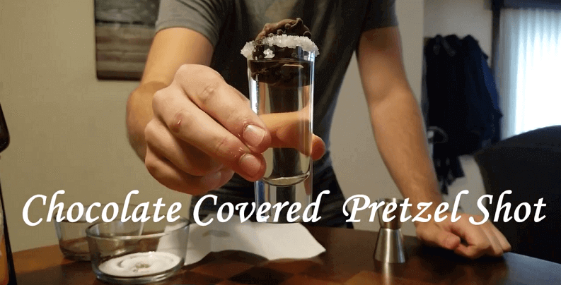 Chocolate Covered Pretzels Shot