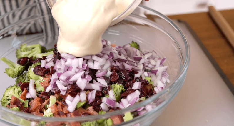 Low Carb Broccoli Salad with Sunflower Seeds