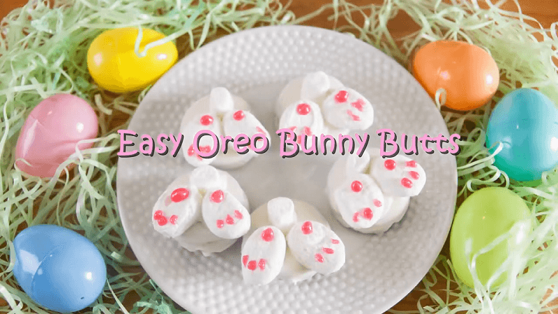 Fun Easter Oreo Bunny Butt Snacks