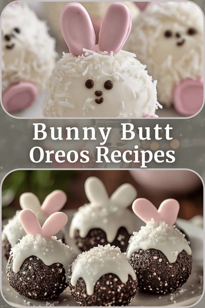 Easter Bunny Butt Oreo Cookies