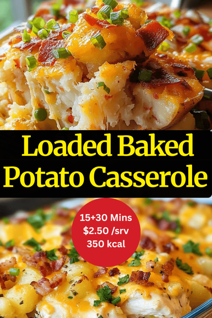 Easy Loaded Baked Potato Casserole