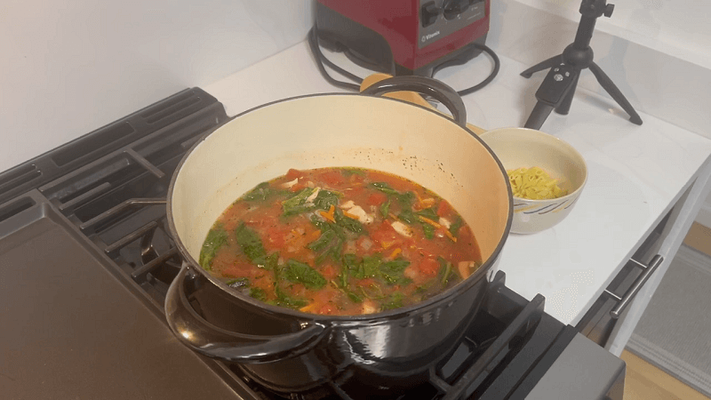 Easy Rosa Marina Soup with Orzo