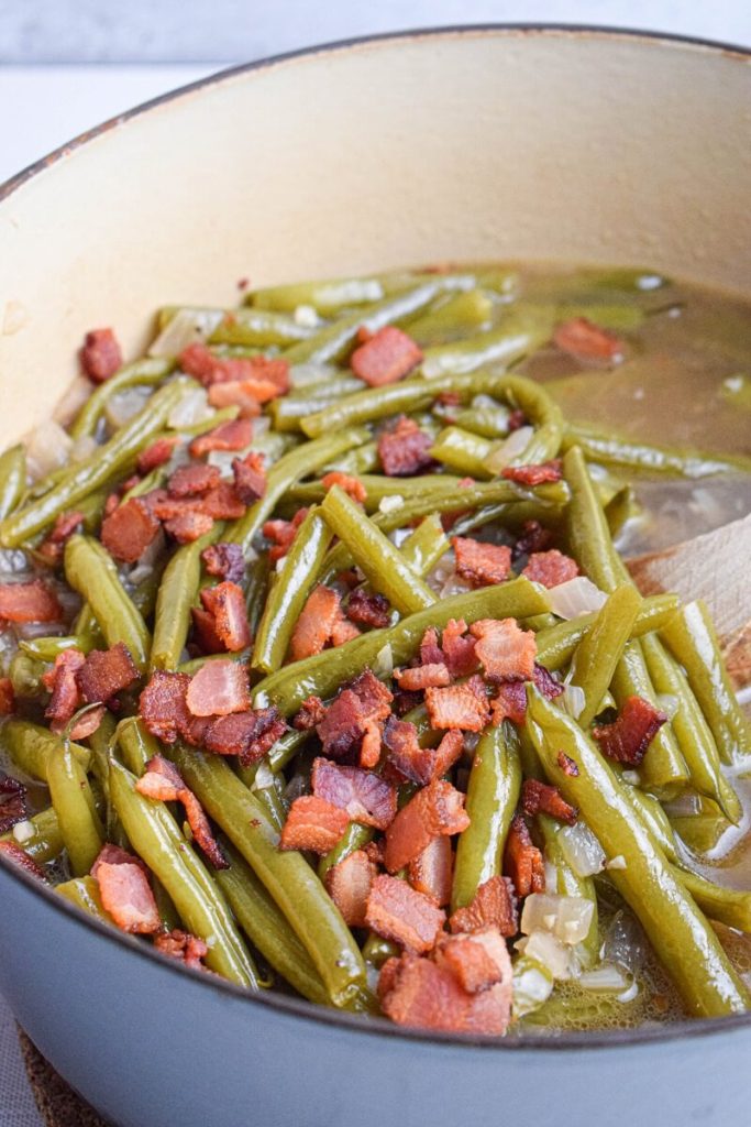 Southern Green Beans with Potatoes and Ham