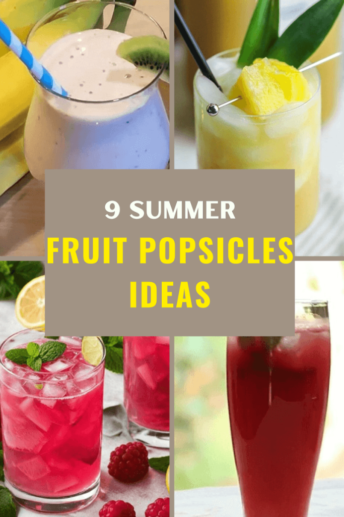 Easy Summer Fruit Popsicle Recipes