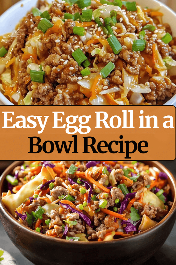 Healthy Egg Roll in a Bowl Recipe