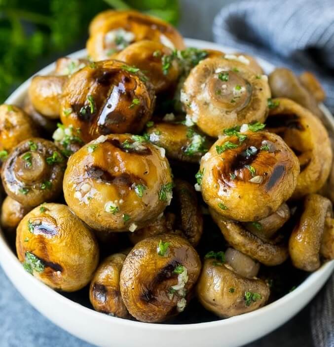 BBQ Grilled Mushrooms Recipe