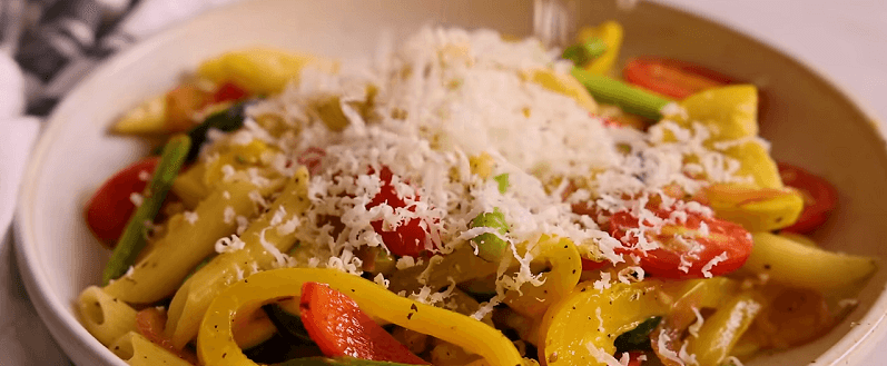 Classic Italian pasta primavera recipe
