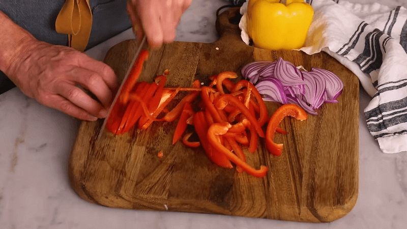 Creamy pasta primavera pasta dish