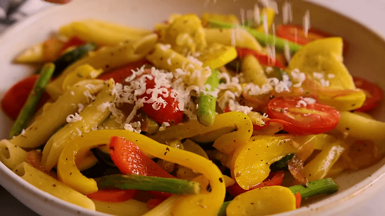 Quick pasta primavera dinner recipe