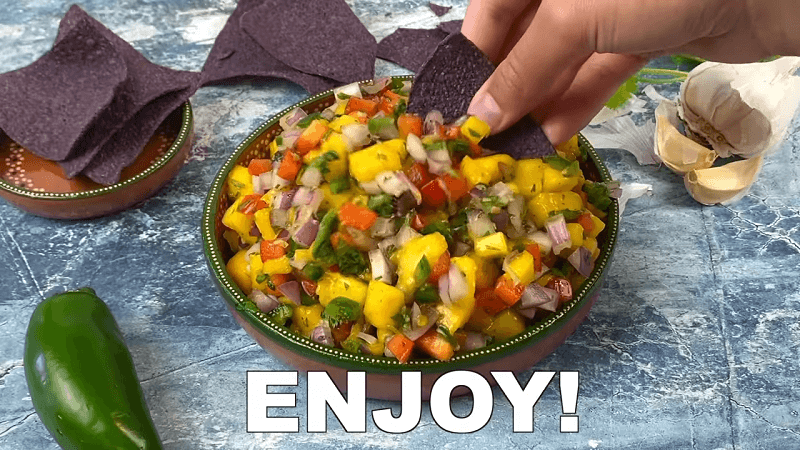 Pan-Seared Salmon with Mango Salsa