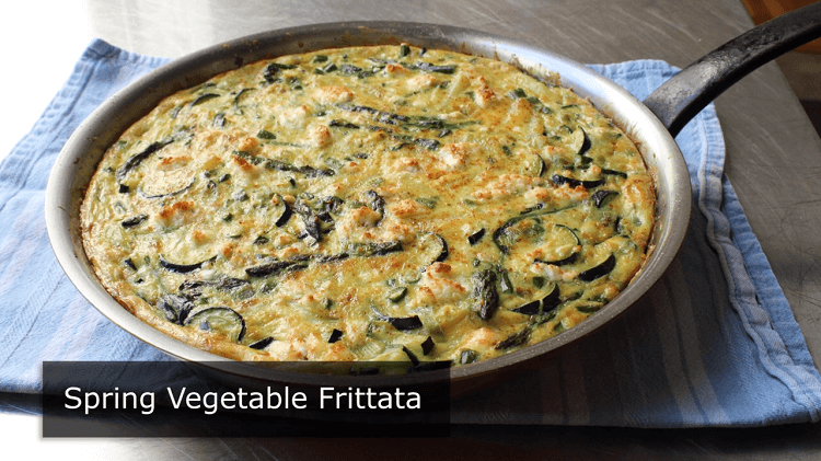 Spring Veggie Frittata with Eggs