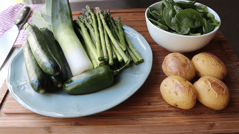 Low Carb Spring Vegetable Frittata