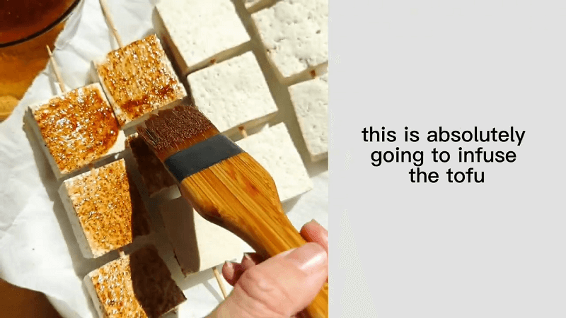 Grilled BBQ Tofu for Vegetarians