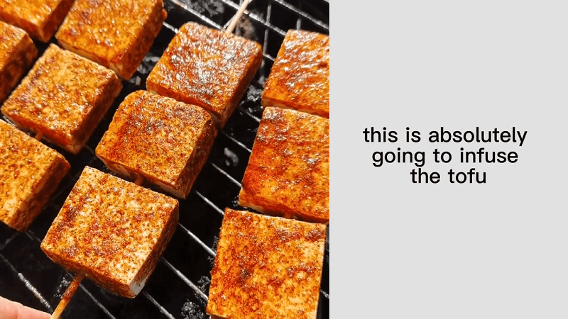 Smoky BBQ Tofu with Homemade Sauce