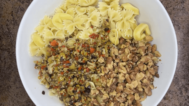 Make-Ahead Bow Tie Pasta Salad for Parties