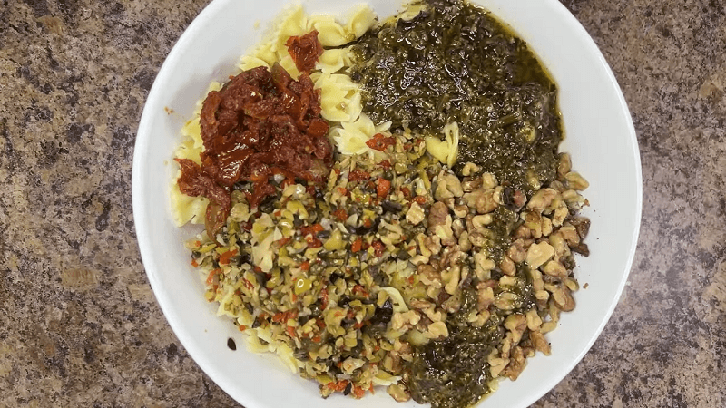 Creamy Italian Bow Tie Pasta Salad