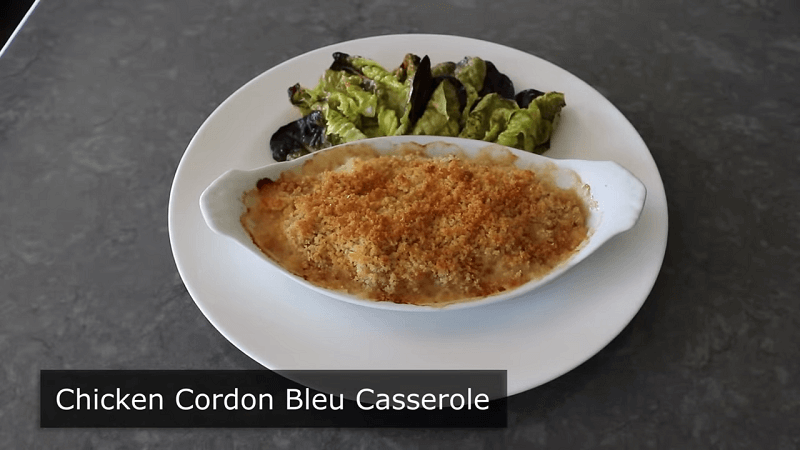 Easy Chicken Cordon Bleu Casserole Recipe