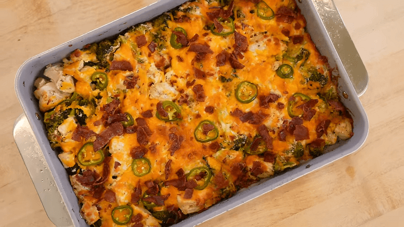 Easy Low Carb Chicken Casserole Recipe